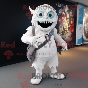 Mascot character of a White...