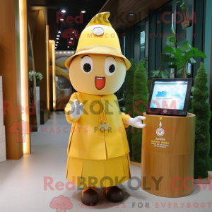 Mascot character of a Gold...