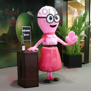 Pink Hourglass maskot...