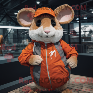 Mascottefiguur van een...