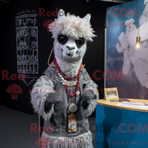 Mascot character of a Gray...