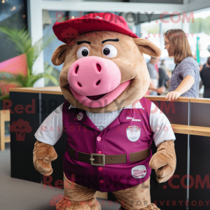 Mascot character of a...
