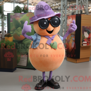 Mascot character of a Peach...