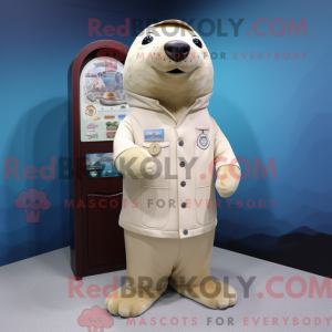 Mascottefiguur van een...