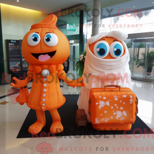 Mascot karakter van een...