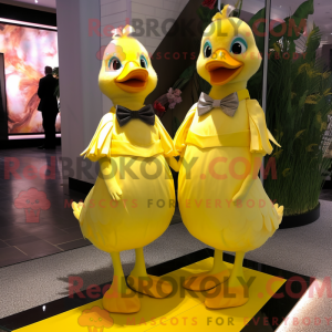 Mascottefiguur van een...