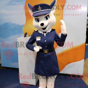 Maskotkarakter af en Navy...