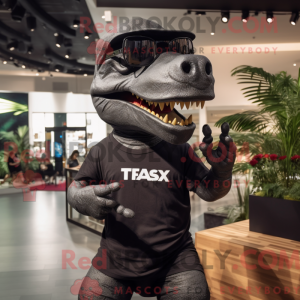 Postava maskota Black T Rex...