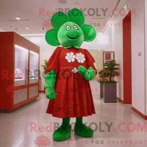 Mascot character of a Red...