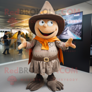 Tan Witch S Hat mascotte...