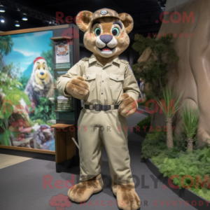 Mascot karakter van een...