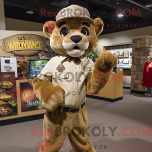 Mascot karakter van een...