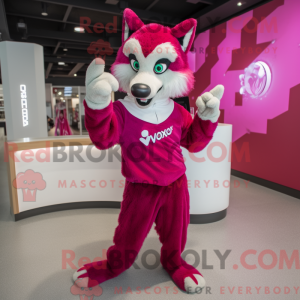 Postava maskota Magenta Say...