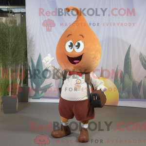 Mascottefiguur van een...