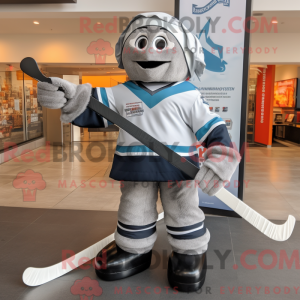 Mascot character of a Gray...