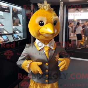 Mascottefiguur van een...