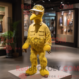 Mascottefiguur van een...