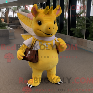 Maskot karakter af en...