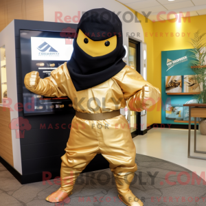 Mascottefiguur van een...