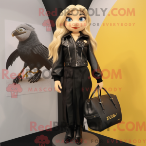 Mascot character of a Black...