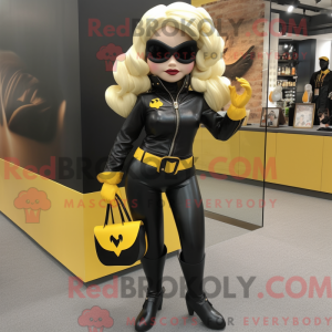 Mascot character of a Black...