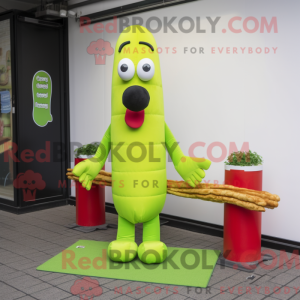 Maskotkarakter av en...