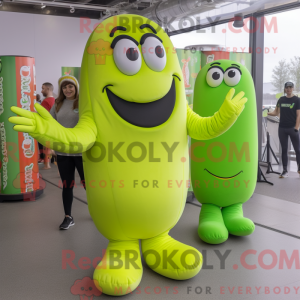 Mascot character of a Lime...