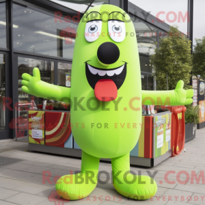 Mascot character of a Lime...
