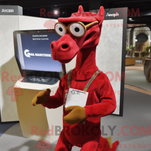 Mascot karakter van een...
