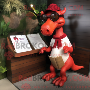 Mascot character of a Red...