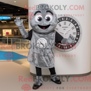 Mascot character of a Gray...