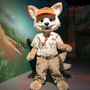 Mascot karakter van een...