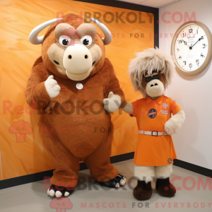 Mascot karakter van een...