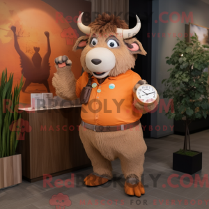 Mascot karakter van een...