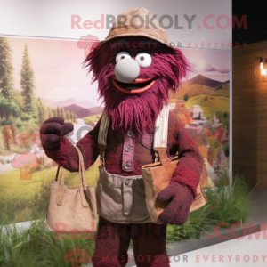 Mascottefiguur van een...