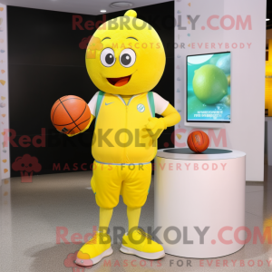 Mascot character of a Lemon...