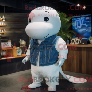 Mascot character of a White...