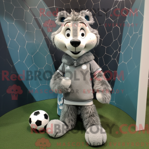 Mascot character of a Gray...