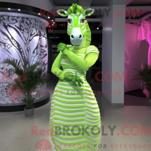 Mascot character of a Lime...