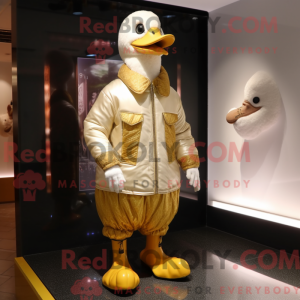 Mascottefiguur van een...