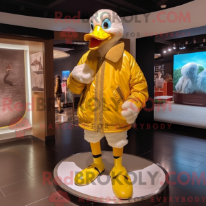 Mascottefiguur van een...
