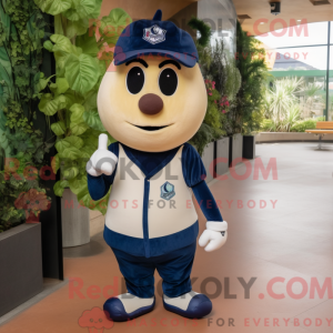 Mascot character of a Navy...