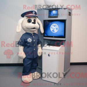 Mascot character of a Navy...