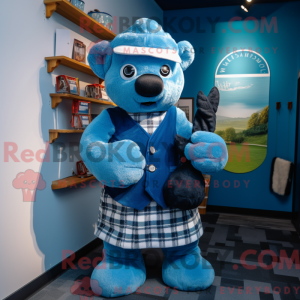 Mascottefiguur van een...
