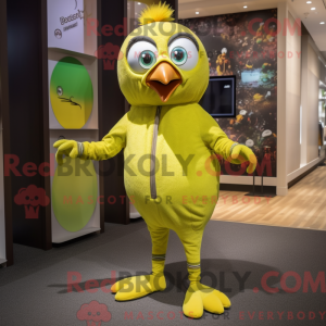 Mascot character of a Olive...