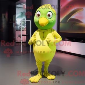 Mascot character of a Olive...
