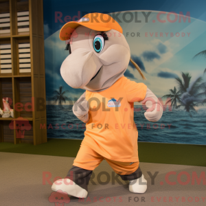 Mascot karakter van een...