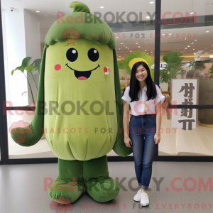 Mascot character of a Olive...