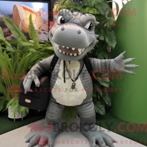 Mascot character of a Gray...
