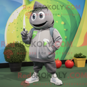 Mascot character of a Gray...